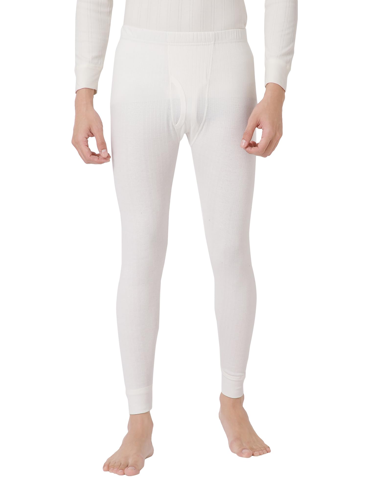 bodycare insider Bodycare Off White Solid Men Thermal Lower-picture-25