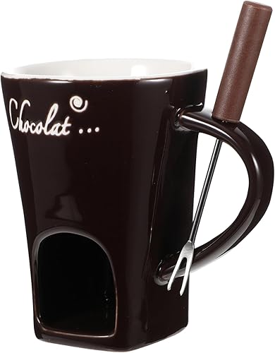 NOLITOY 1 set mini calentador mini chocolate mini velas mantequilla crisol fondue taza de café mantequilla fondue olla fondue olla de fondue olla