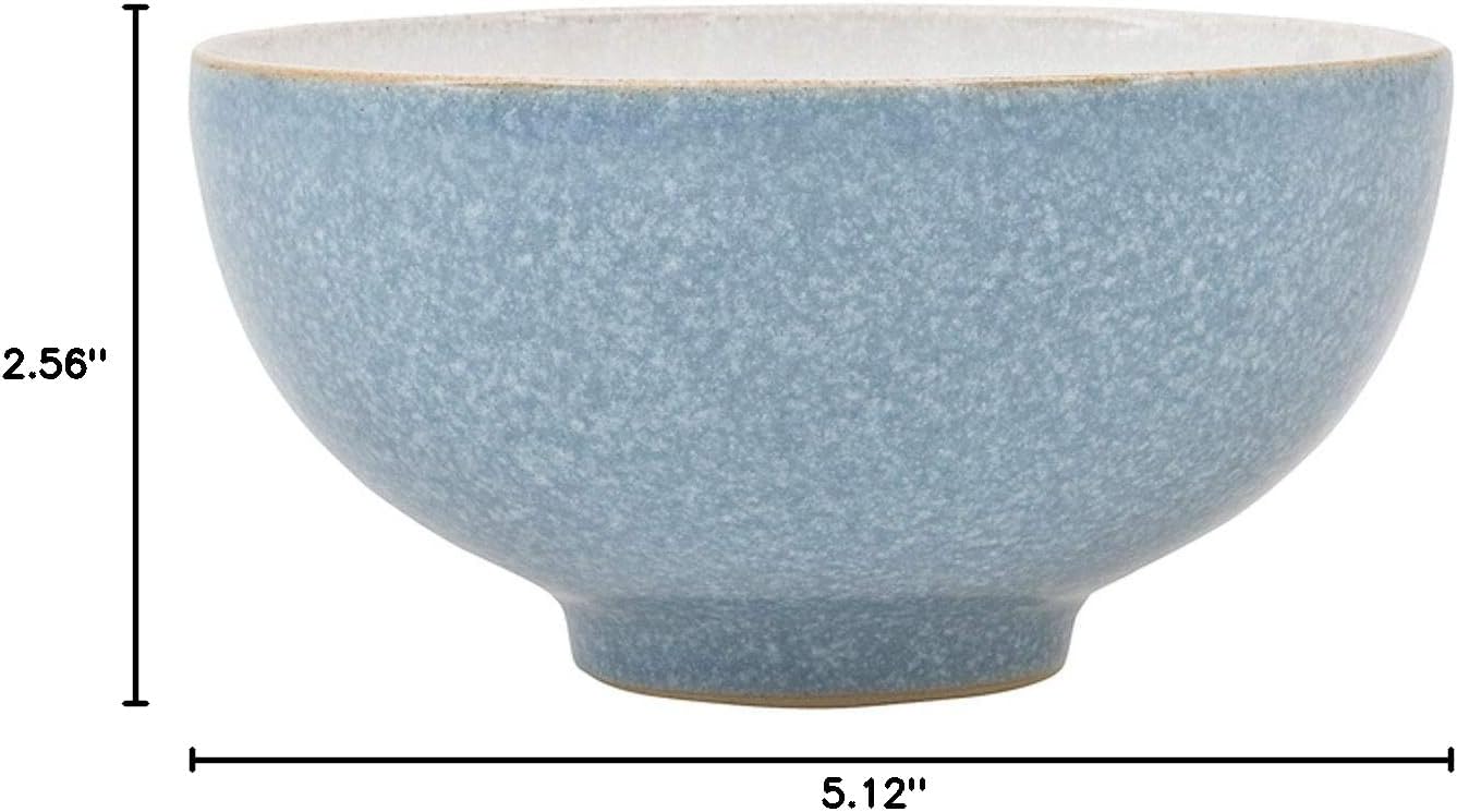 Denby Rice Bowl, Stoneware, Blue