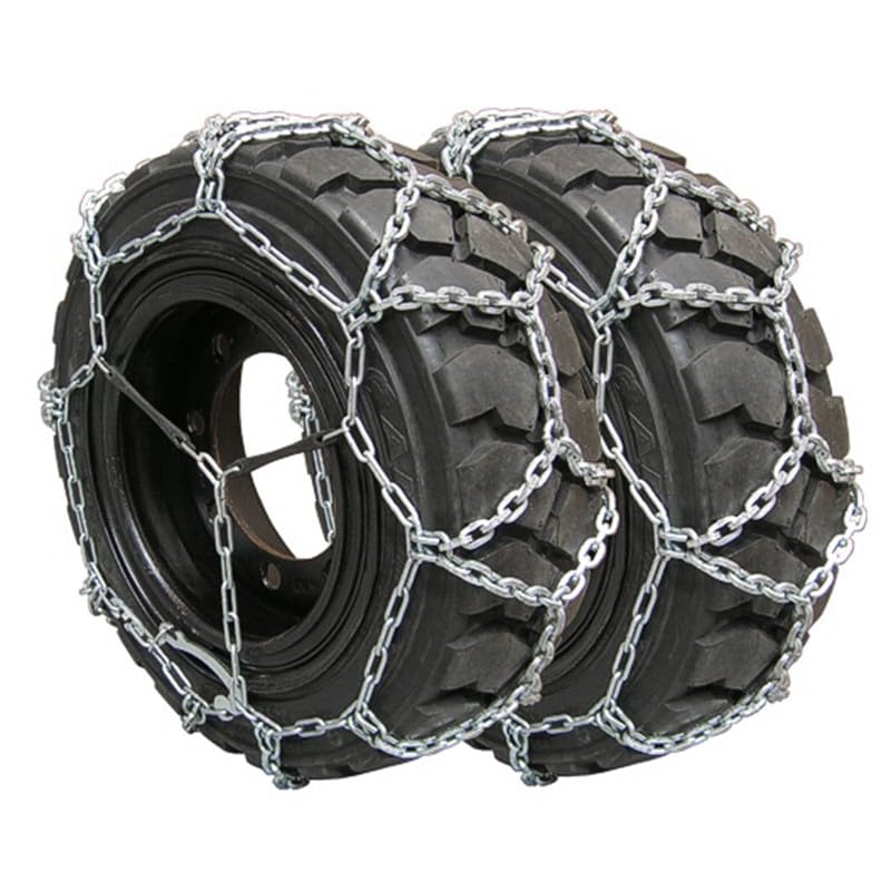 JAZGOT Cadenas de nieve eléctricas - (700x12). Barra 5,5 mm. Juego de dos ruedas.