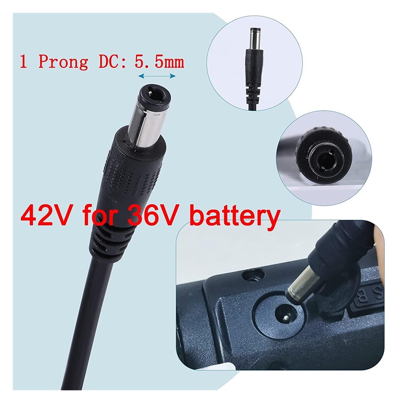 Caricabatterie 42V 2A, Compatibile con isinwheel, S9 PRO S9 Max, i9/i9 Pro/1S, Compatibile con Rival,(42V 5A,AU Plug)