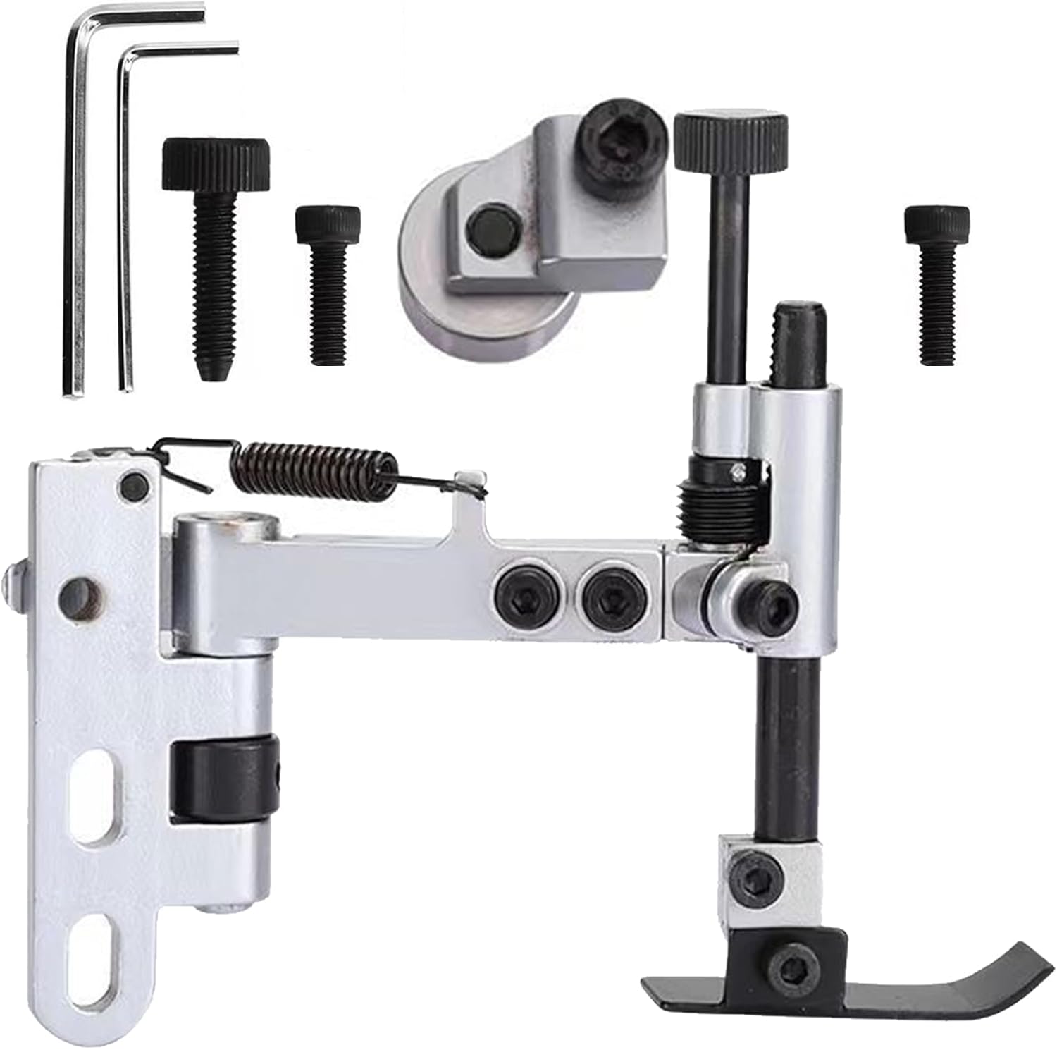 吊り下げられた吊り下げエッジガイド高さ調整可能なミシンエッジガイドの交換厚い布地や革の金属エッジ吊り下げガイド