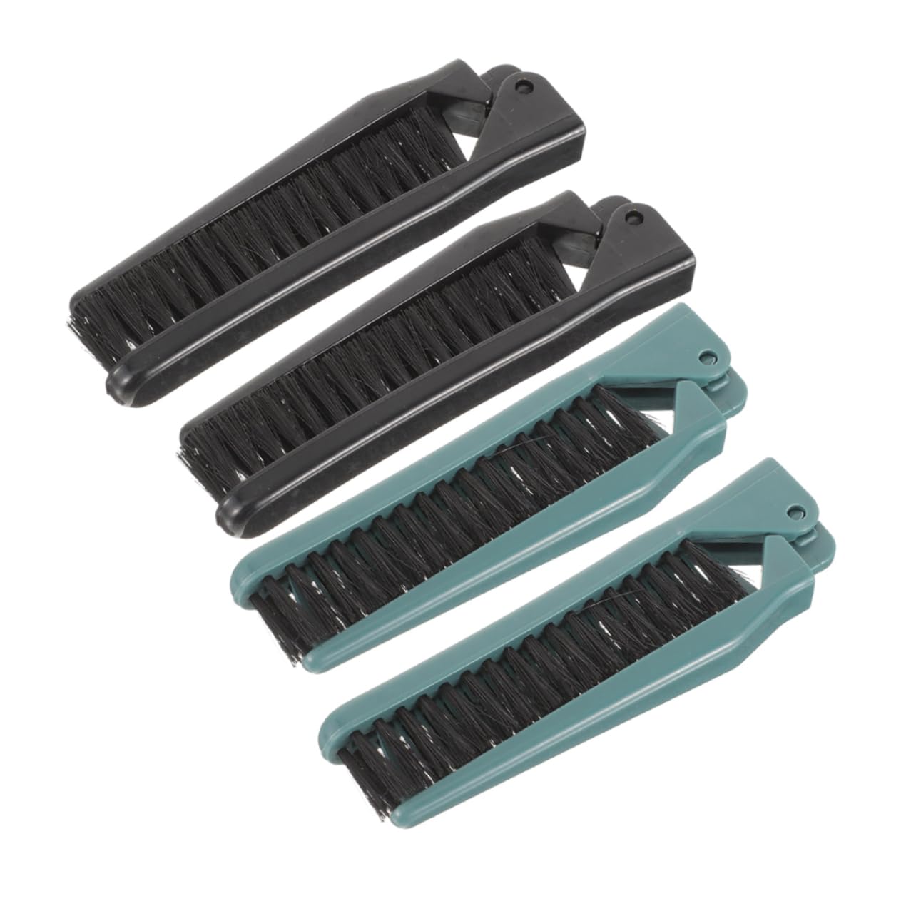 Beavorty 20 Stück Doppelzahn Klappkamm Reisebürste Für Damen Kompakte Haarbürste Mini Haarbürste Bürste Für Haare Faltbare Reise Rundbürste Mini Bürste Reise