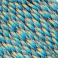 West Coast Paracord 10 '25' 50 '& 100' Hanks Foot Type III 7 Strand 550 Paracord corda paracadute molti colori – più grande selezione, Enigma, 50 Feet