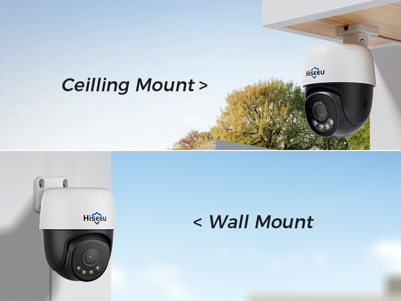 Amazon.com : Hiseeu 5MP PoE PTZ Security Camera Outdoor with 360
