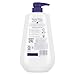 Dove Body Wash 3 Count Unwind Blueberry & Moon Milk For 24hr Lotion-Soft Skin Moisturizing Skin Cleanser with No Sulfates No Parabens