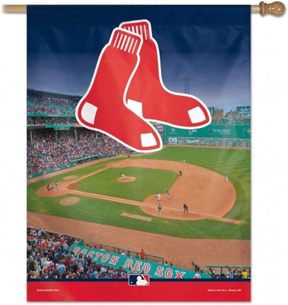 Wincraft Boston RED SOX Stadium Vertical Flag 27" X 37"