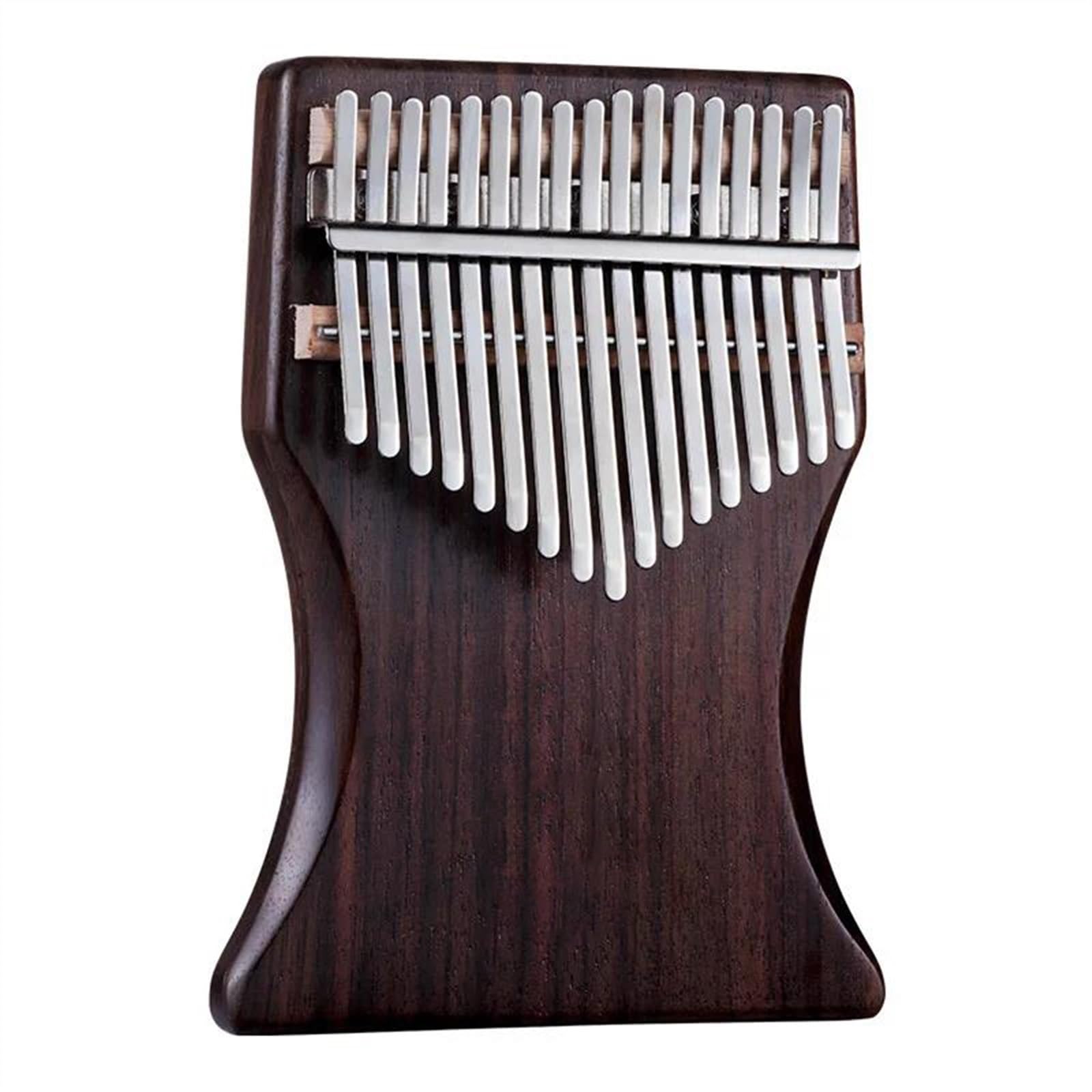 Kalimba Instrument Kalimba 17 Touches Professionnel Kalimba Flatboard Palissandre Sapélé Noyer Kalimbas Instrument De Musique Pour Débutant(Rosewood-c)