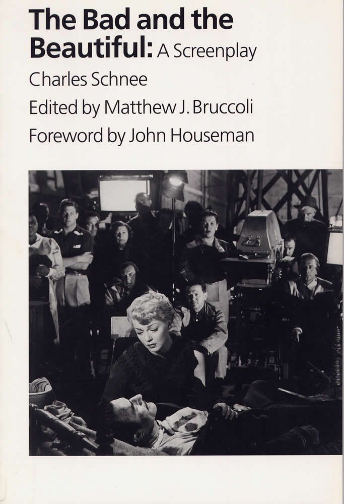The Bad and the Beautiful script de film classique et livre de scénario Hollywood