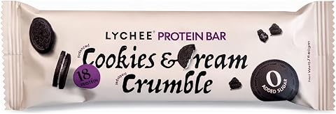 Lychee Zero Protein Bar Cookies & Cream Crumble 60 gm