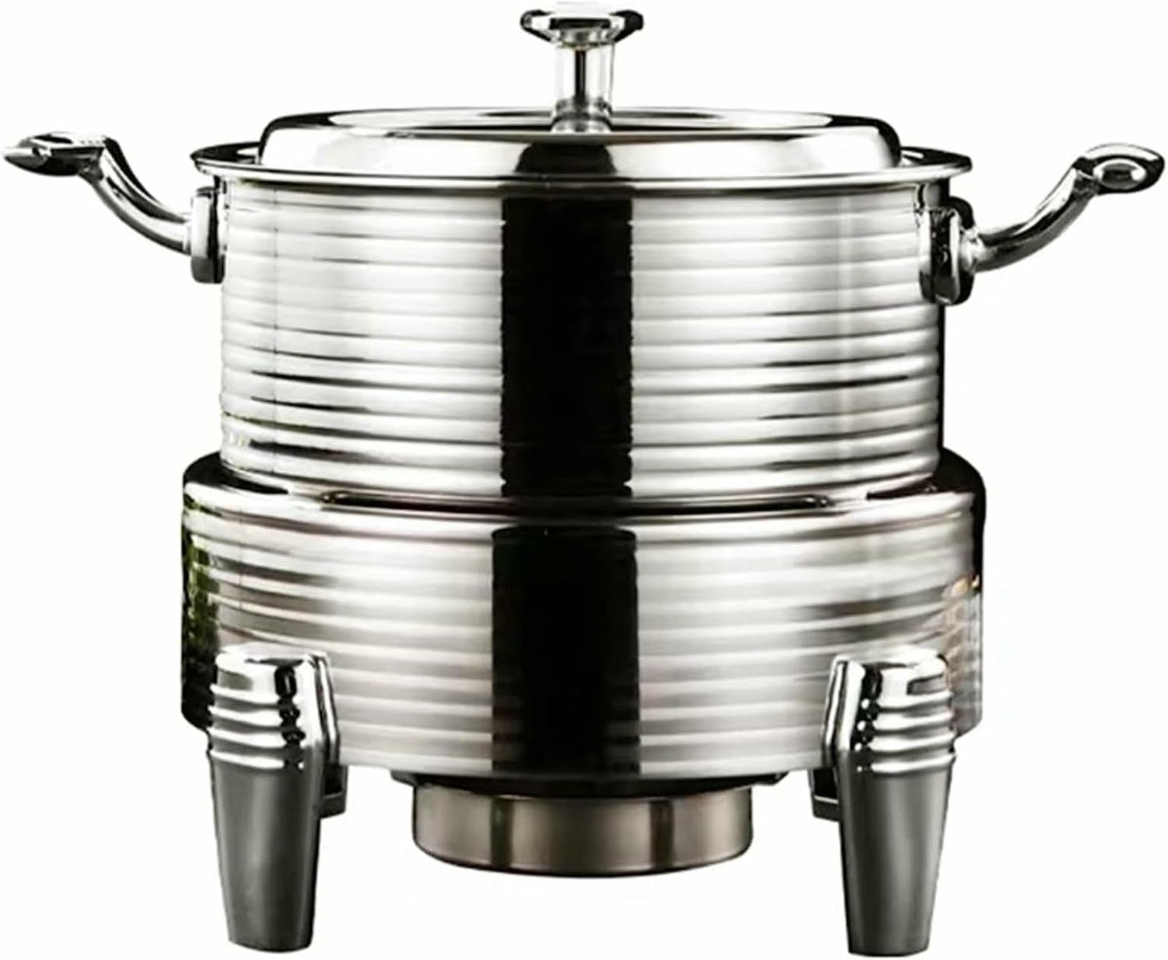 Chauffe-aliments et serveur de buffet électrique en inox de 16 cm pour événement