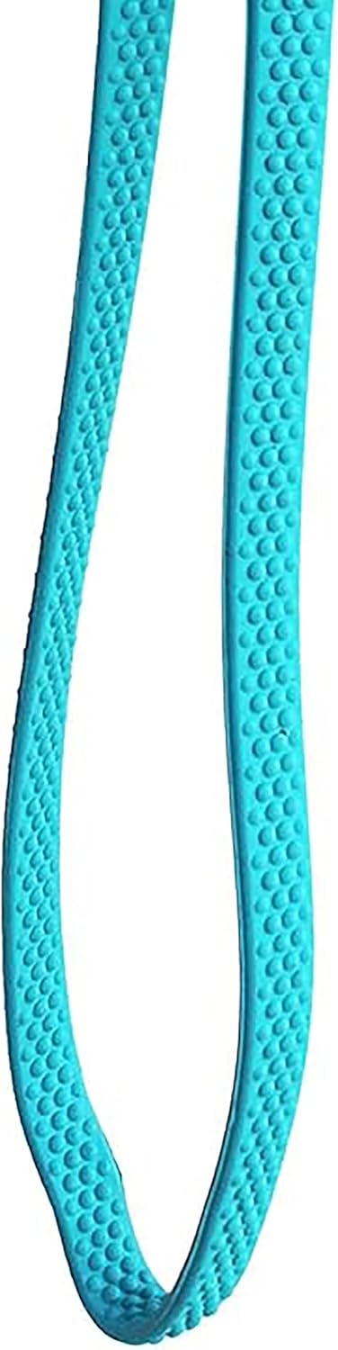 CHALLENGER Horse Western 8' Brown Leather Rubber Grip Contest Barrel Reins Teal 805LR13TL