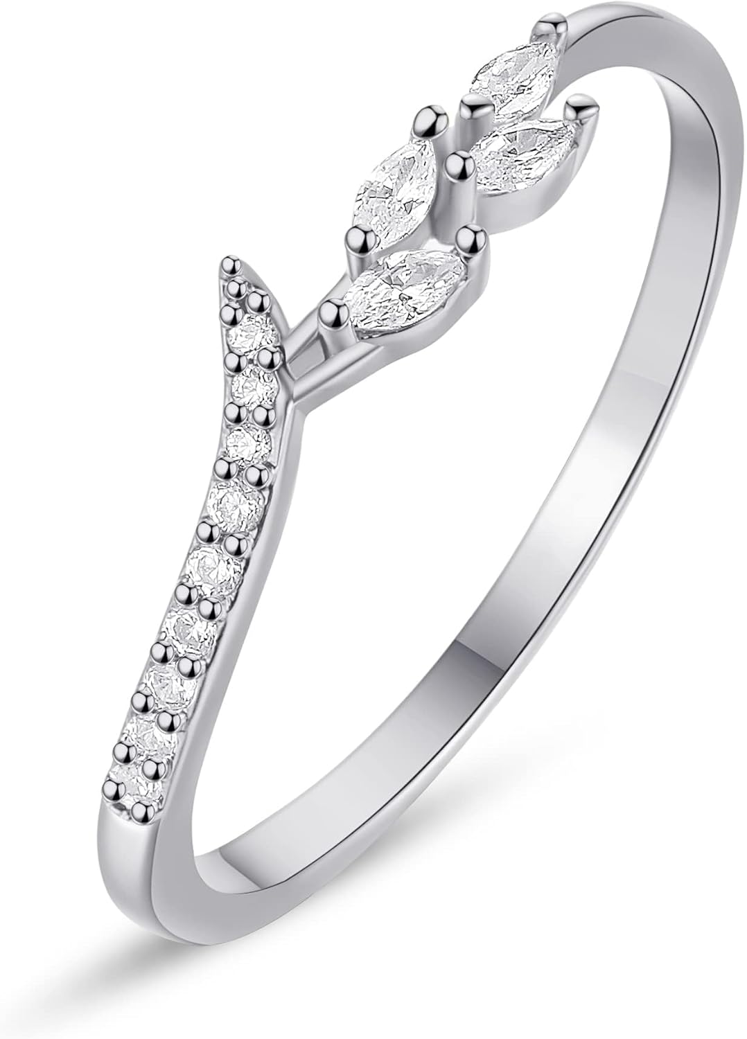 Gold Eternity Band Rings for Women CZ Stones Gold Thin Stackable Rings Cute Diamond Eternity Half Pave Bands Anniversary Rings Dainty Statement Wedding Rings 5/6/7/8/9/10