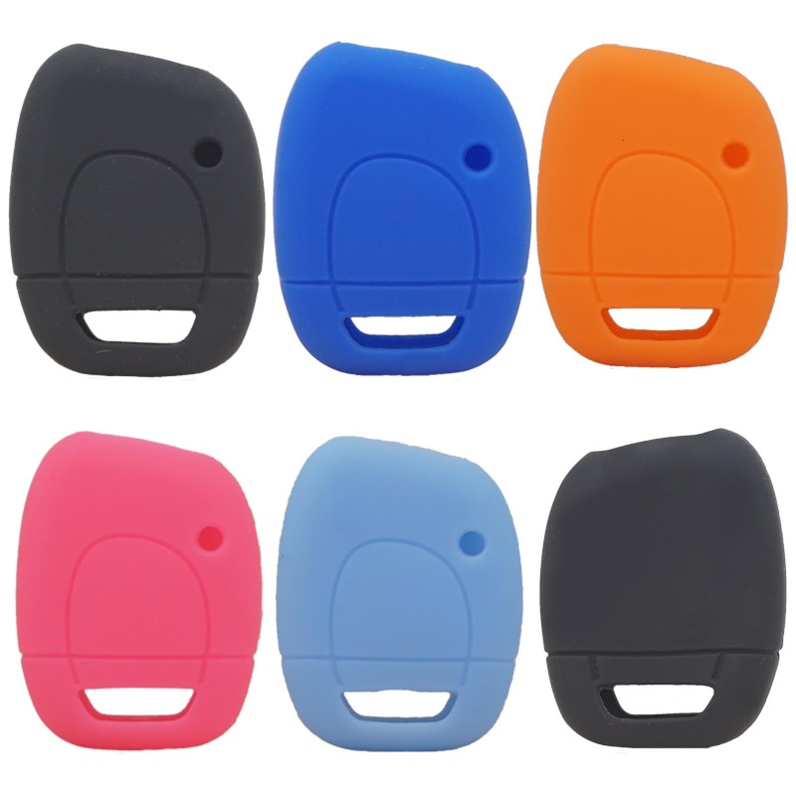 Carcasa Llave De Mando 2 Botones Compatible Con Renault Clio Kangoo Master Modus Trafic Twingo Wind - Foto 9