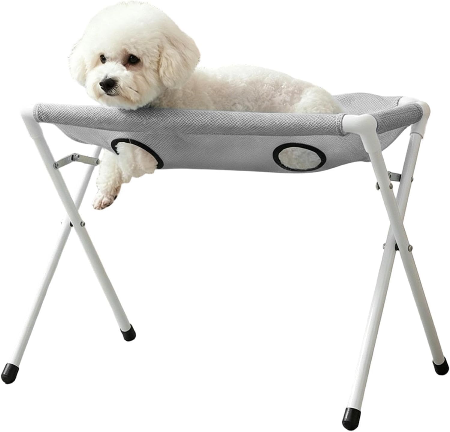 Dog Bath Tub - Foldable Grooming Pet Bath Stand Mesh Bathing Station Portable, Grooming Tub Indoor Outdoor Use For Pet Washing Maintenance Travel Grooming，Grey