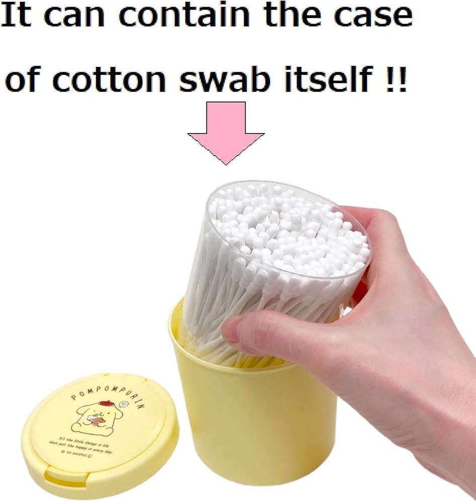 Amazon.co.jp: 友達 サンリオ ポムプリン かわいい綿棒ケース