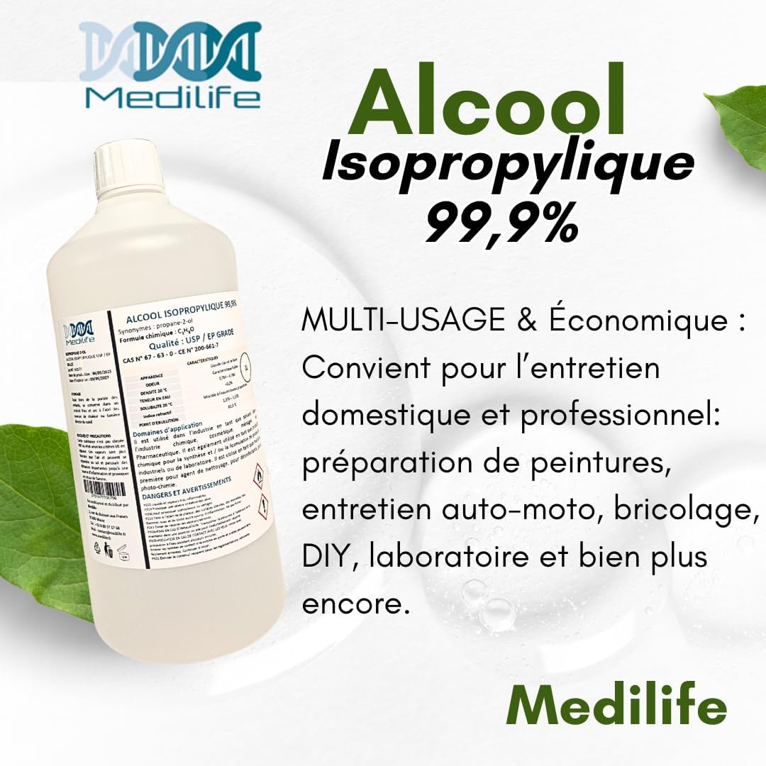 20L ALCOHOL ISOPROPÍLICO 99,9% EP/USP GRADE