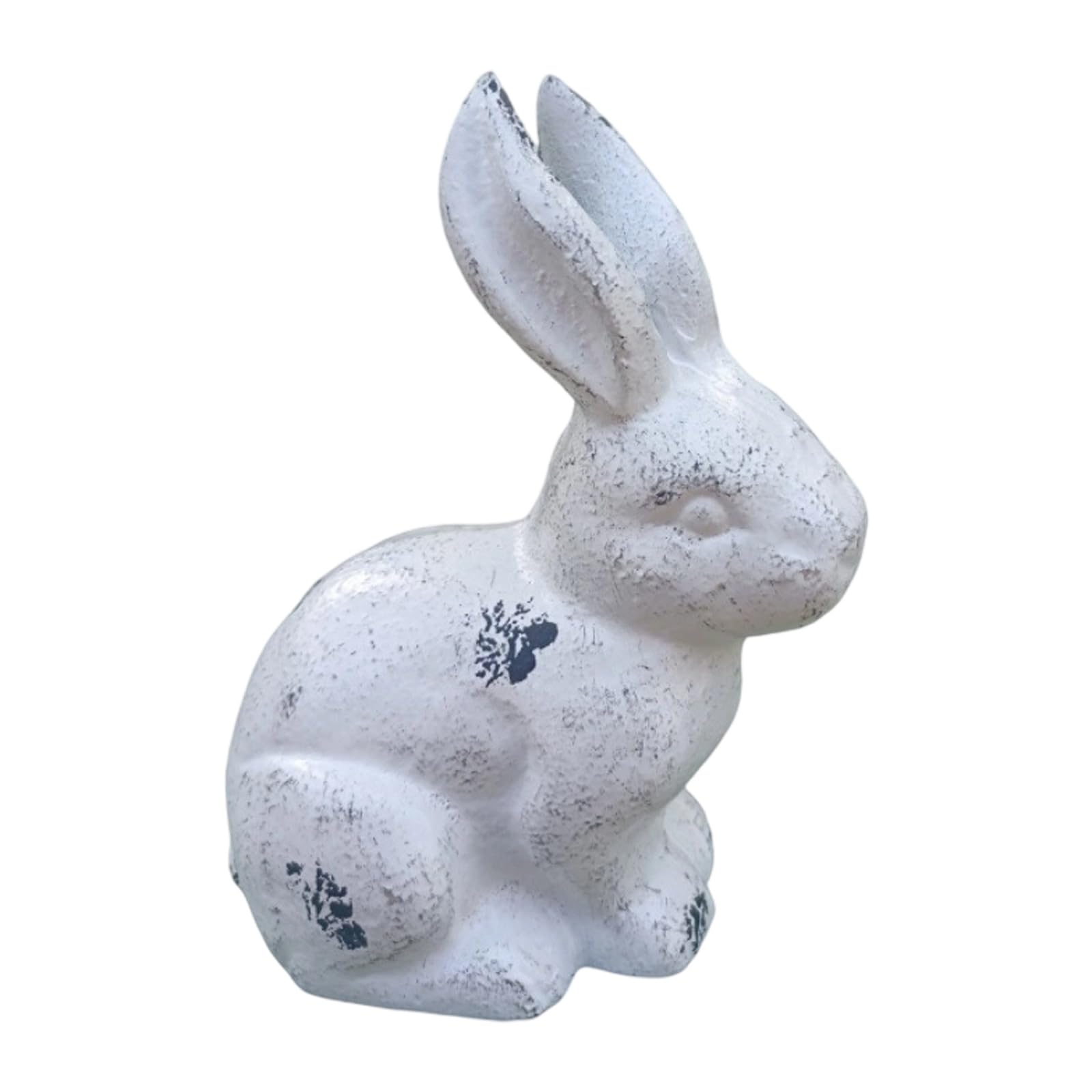 Décoration de jardin vintage avec lapins ruraux en métal résistants aux intempéries