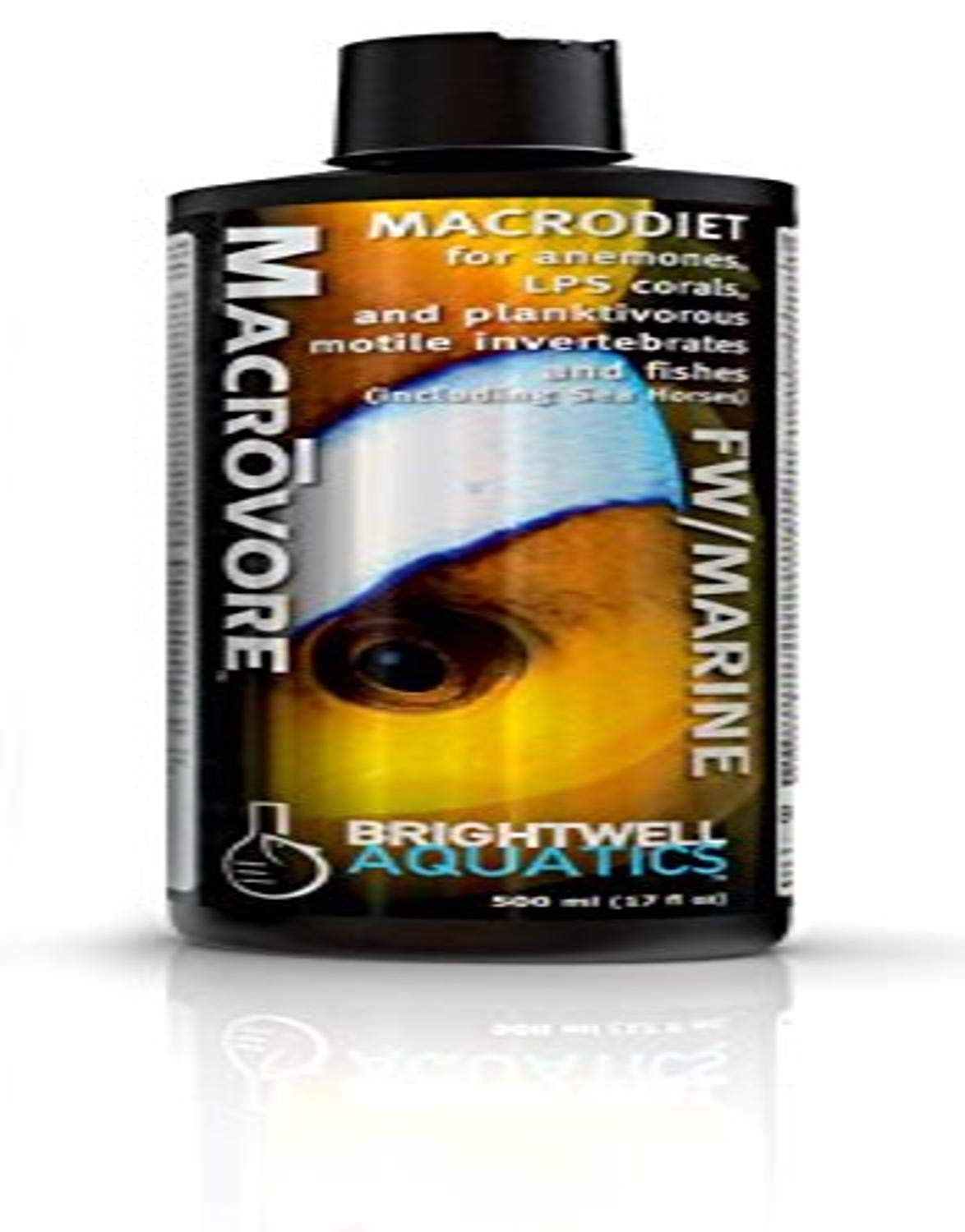 Brightwell Aquatics Macr vore Marine Crustacean Roe for Corals Anemones Fish Enriched with Amino Acids Omega-3 for Color