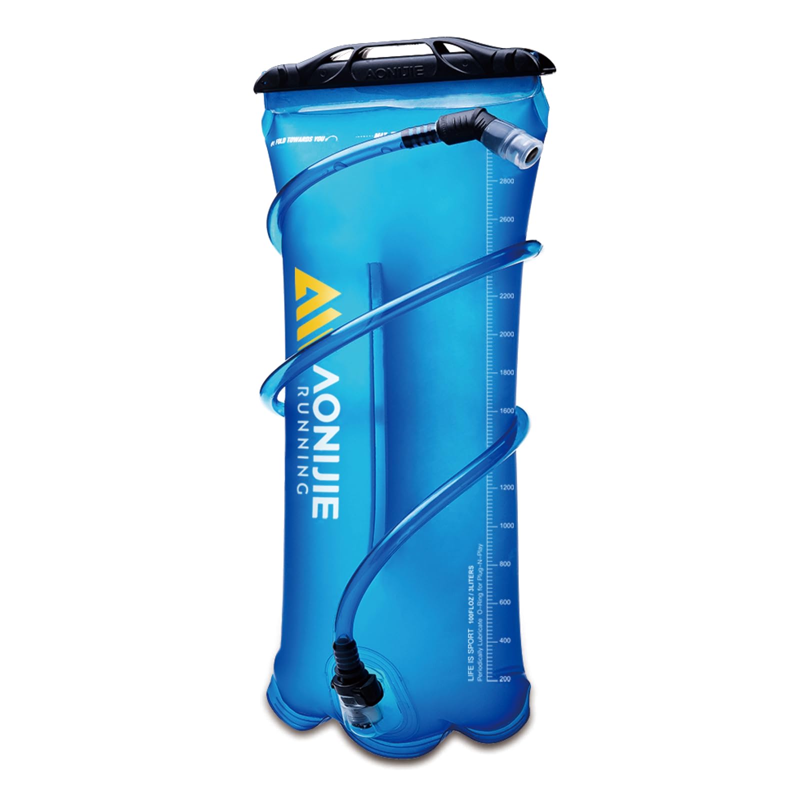 Poche Hydratation TRIWONDER – 2L, PEVA, Sans BPA, Ouverture Large, Tube 105 Cm, Pour Running Et Vélo