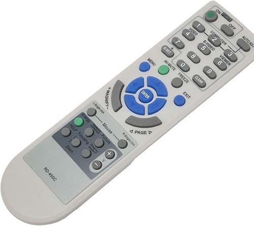 Miniatura 5 de WINFLIK RD-450C - Control remoto de repuesto para proyector NEC NP100, NP110, NP110+, NP115, NP115+ NP1200, NP210, NP210+, NP215, NP216 NP2200,