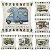 Hodeacc 6 szt. Happy Campers Van ozdobne poszewki na poduszki, poduszki do kampera prezent podróżny dekoracja domu 45 x 45 cm, tylko etui