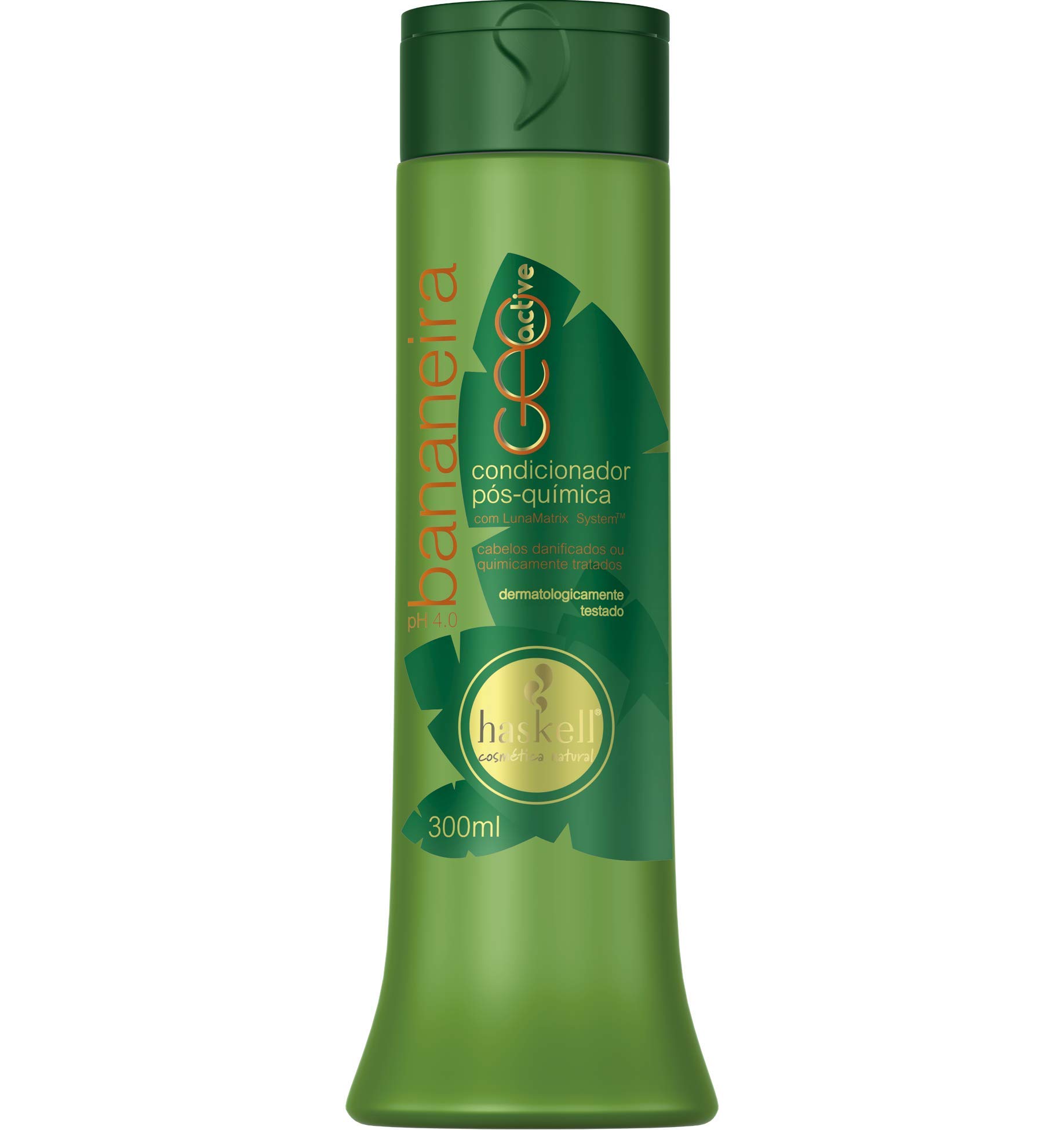 Haskell - Linha Bananeira - Condicionador Pos Quimica 300 Ml - (Banana Tree Collection - Post Chemical Conditioner 10.14 Fl Oz)