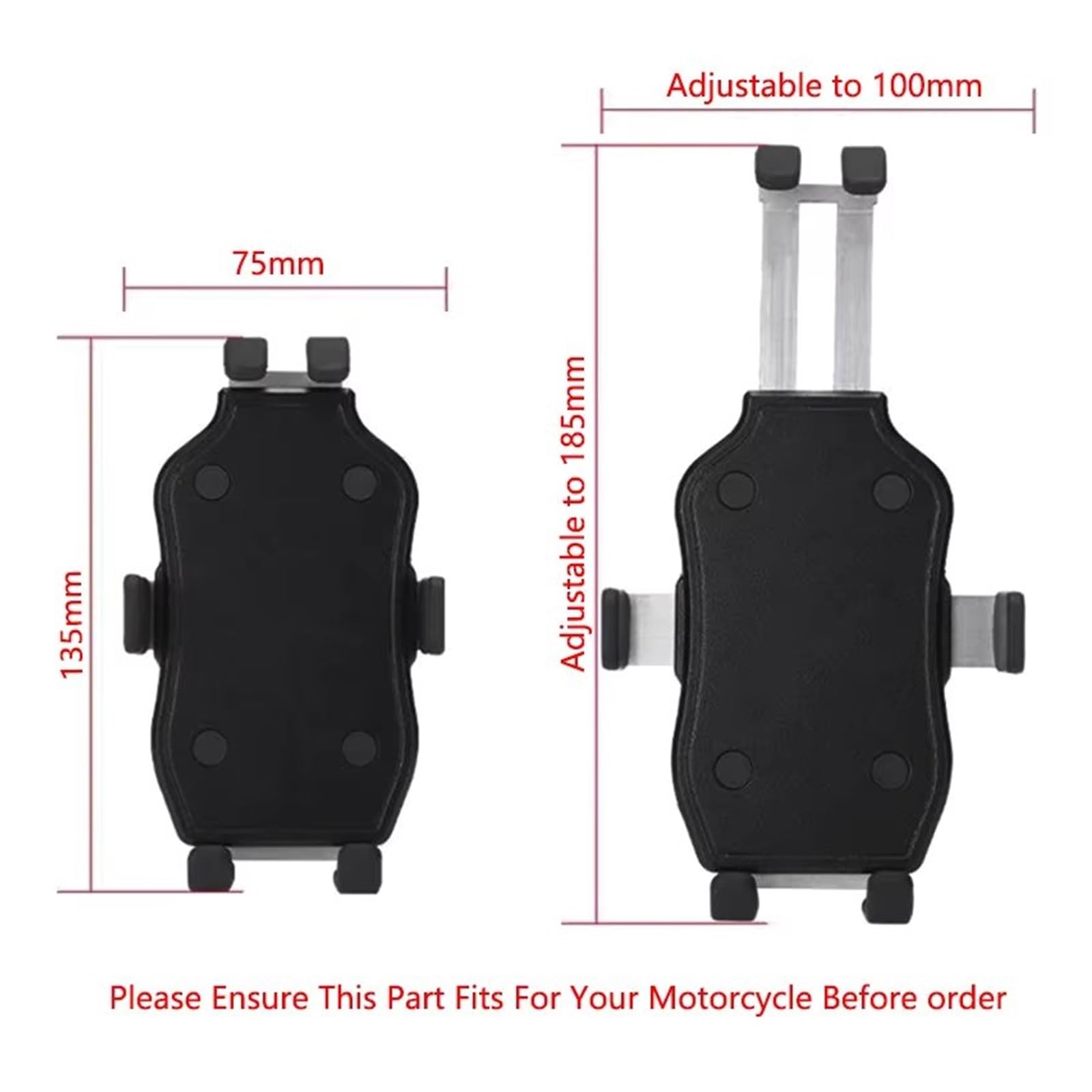 Porta Cellulare Moto Per Suzuki Per Burgman 400 650 125 AN400 AN650 Moto Manubrio Supporto Del Telefono Mobile Staffa GPS Supporto Telefono Bicicletta(A)