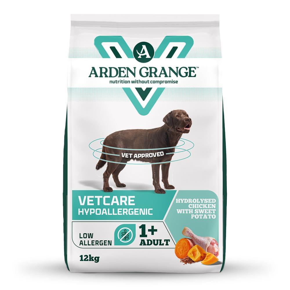 Arden Grange VetCare Hypoallergenic Adult Dry Dog Food - Hydrolysed Chicken With Sweet Potato (12kg)