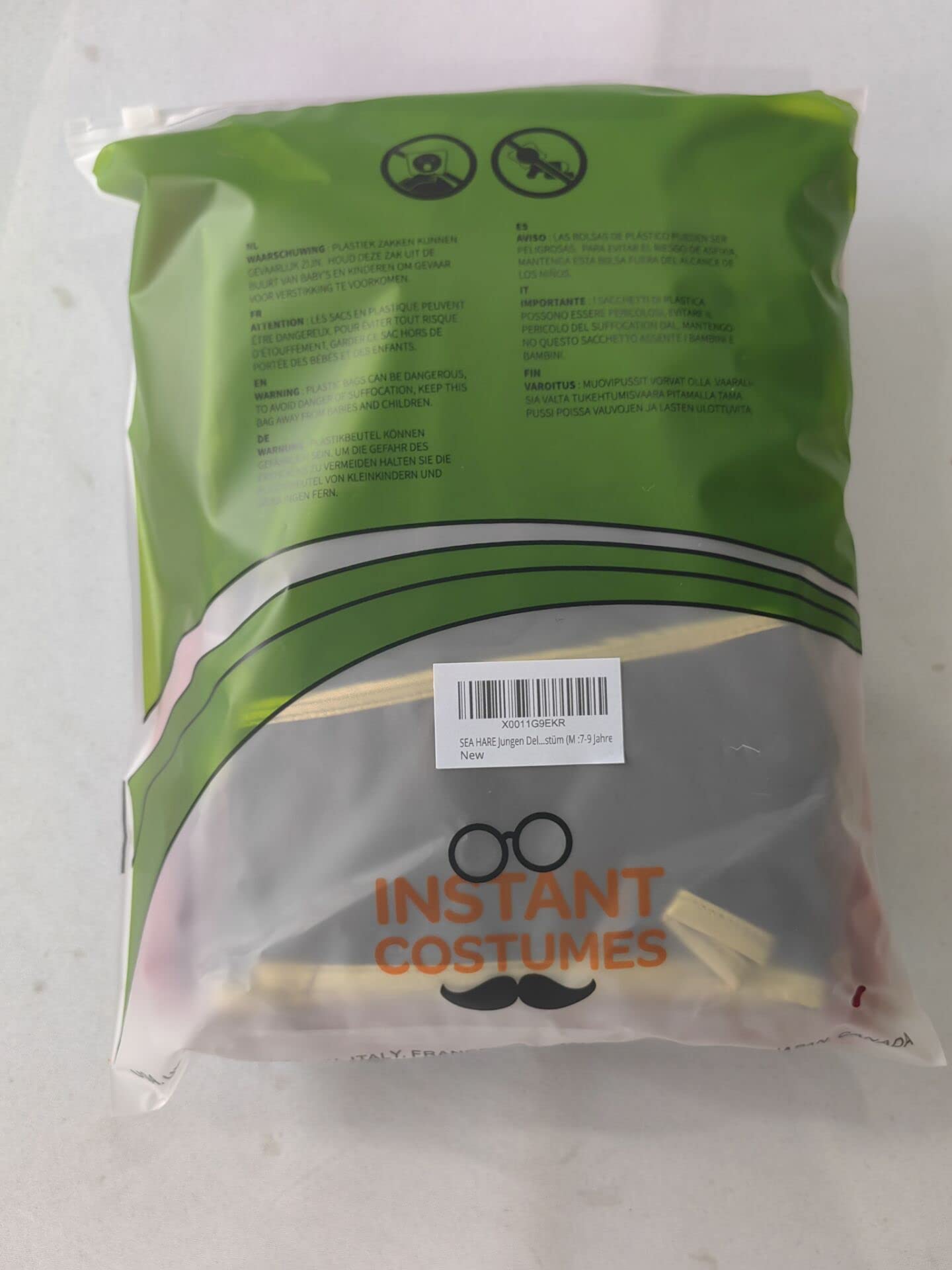 SEA HARE Costume da Re Medievale Deluxe Per Ragazzo (M:7-9 Anni)