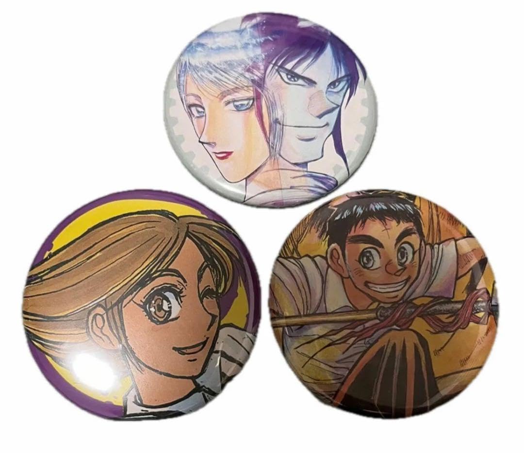 うしおととら 藤田和日郎 原画展 缶バッジ 白面の者 キリヲ 蒼月潮 とら うしおととら 藤田和日郎 原画展 缶バッジ 白面の者 キリヲ 蒼月