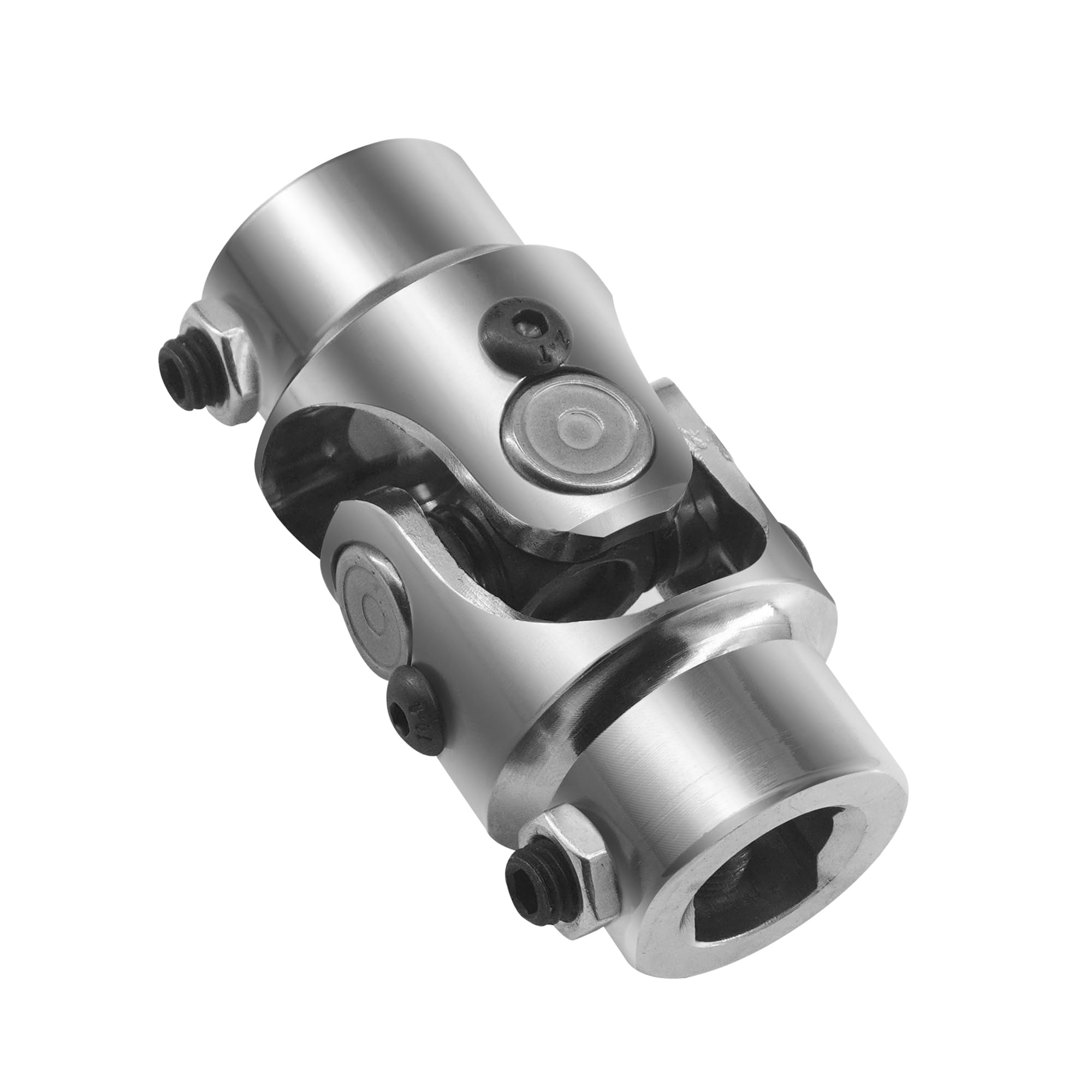 3/4" DD x 3/4" DD Joint U de direction universel revêtu de nickel Raccord d'arbre de direction Chromé