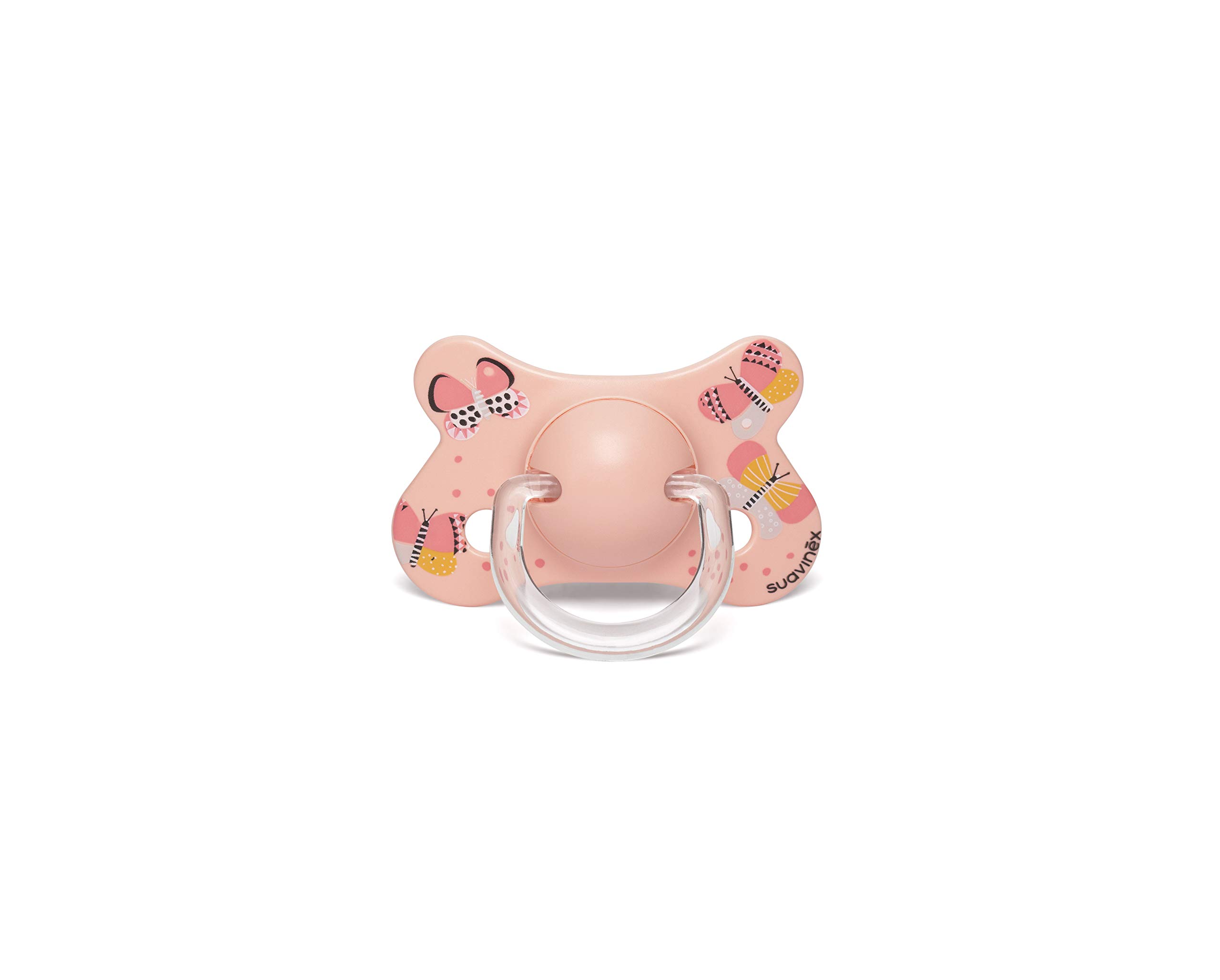 Suavinex Fusion Pacifier 4-18M, Butterfly, Pink (Rosa), Model 304930