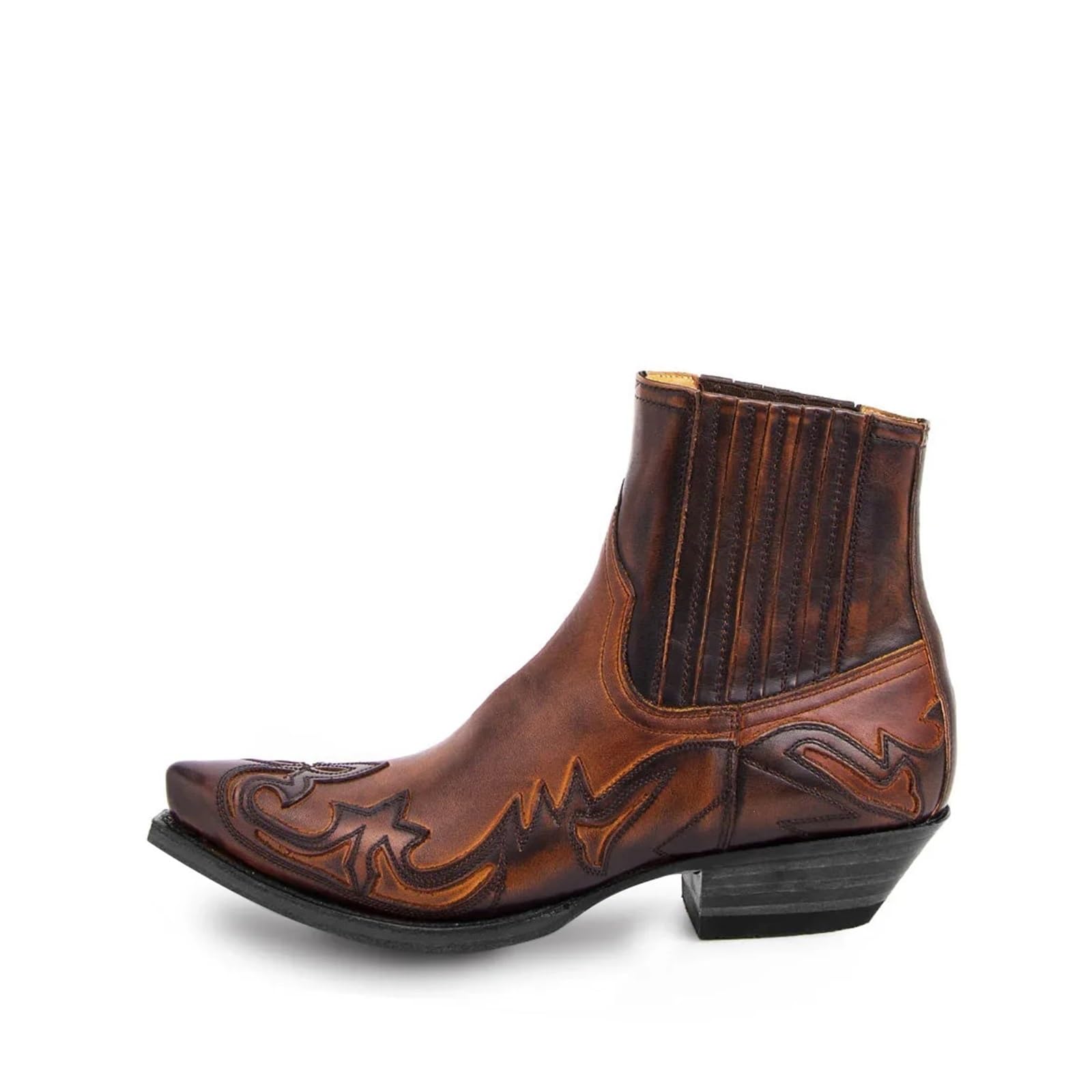 Santiag Homme Bottes de cowboy western for hommes et femmes, pointures 35 à 48, chaussures pointues avec broderie, bottines for hommes