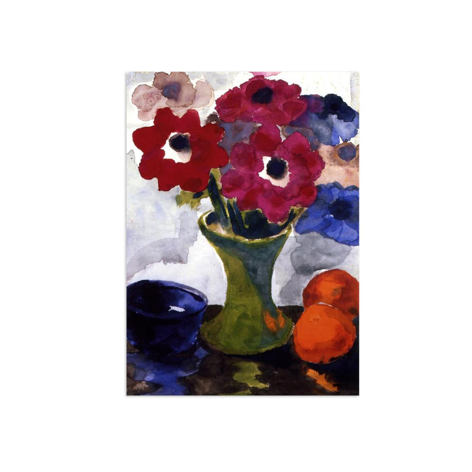 Impression sur toile floral habiller grand mur blanc salon - 8
