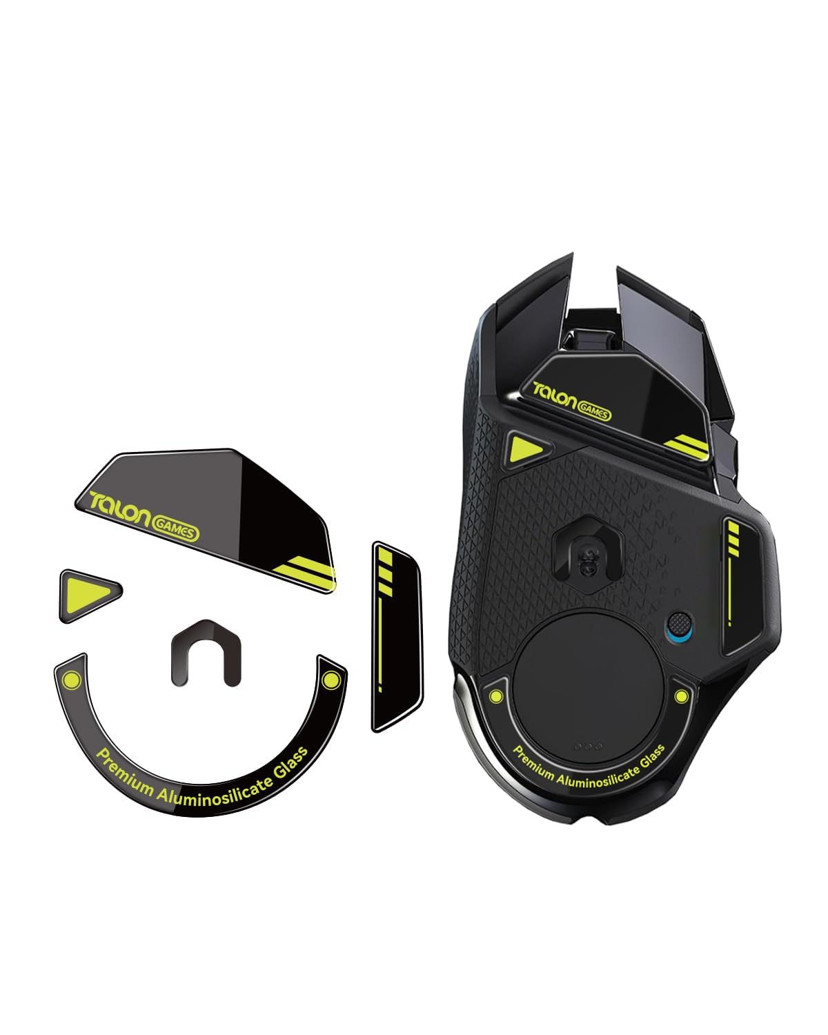 Patins de souris en verre pour Logitech G502 LightSpeed idéal pour le jeu intense