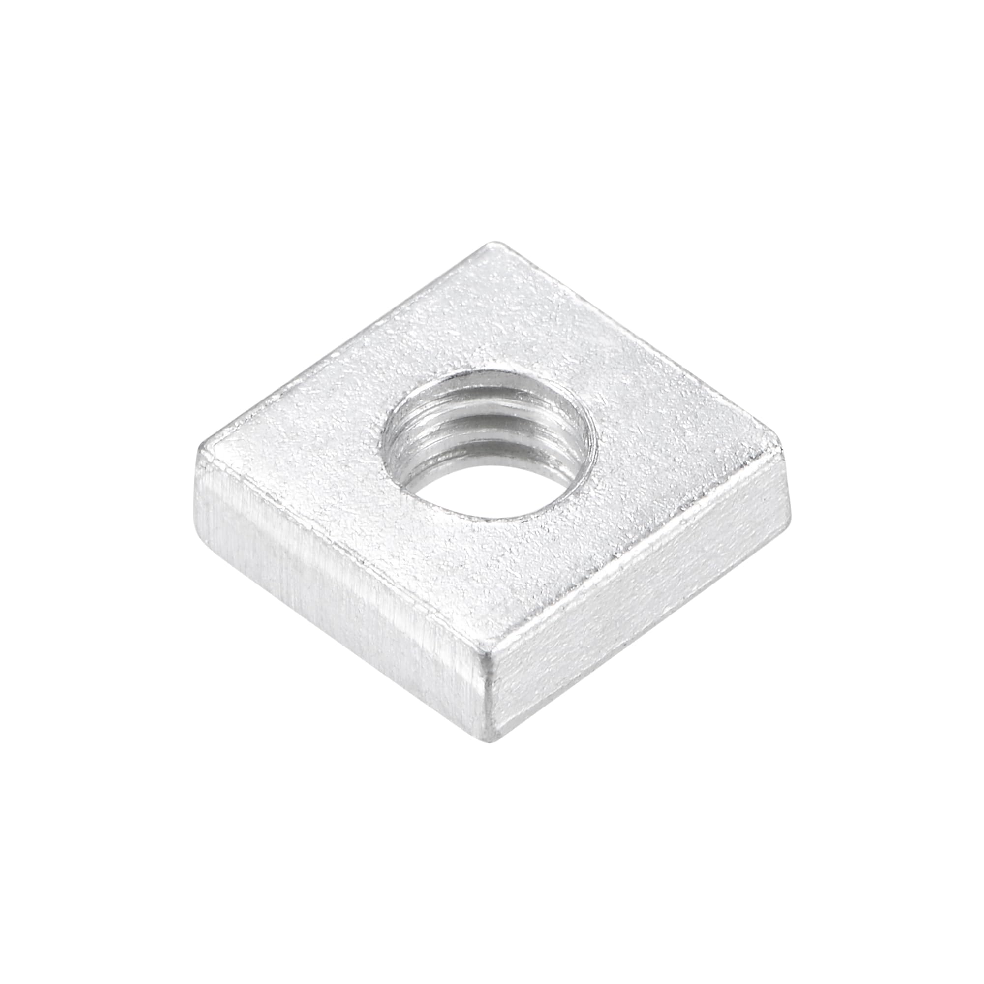QUARKZMAN Dadi Quadrati, M6x12mmx4mm Zincati Metrici a Filettatura Grossa Assortimento, 25 Pz
