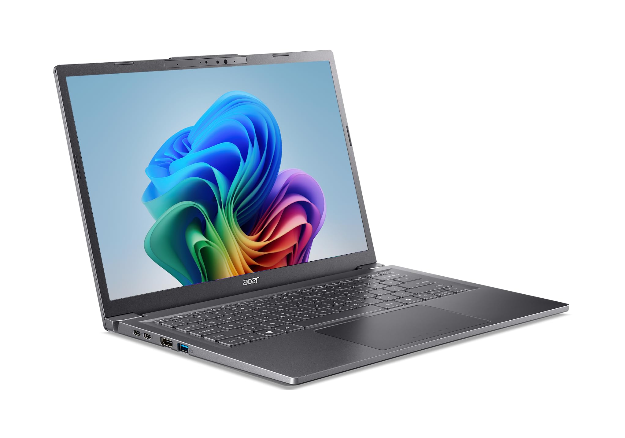 Acer Aspire 14 AI Copilot+ PC | 14" WUXGA Display | Intel Core Ultra 5 Processor 226V | NPU: Up to 40 Tops - GPU: Up to 53 Tops | Intel ARC 130V | 16GB LPDDR5X | 512GB SSD | Wi-Fi 6E | A14-52M-51S1