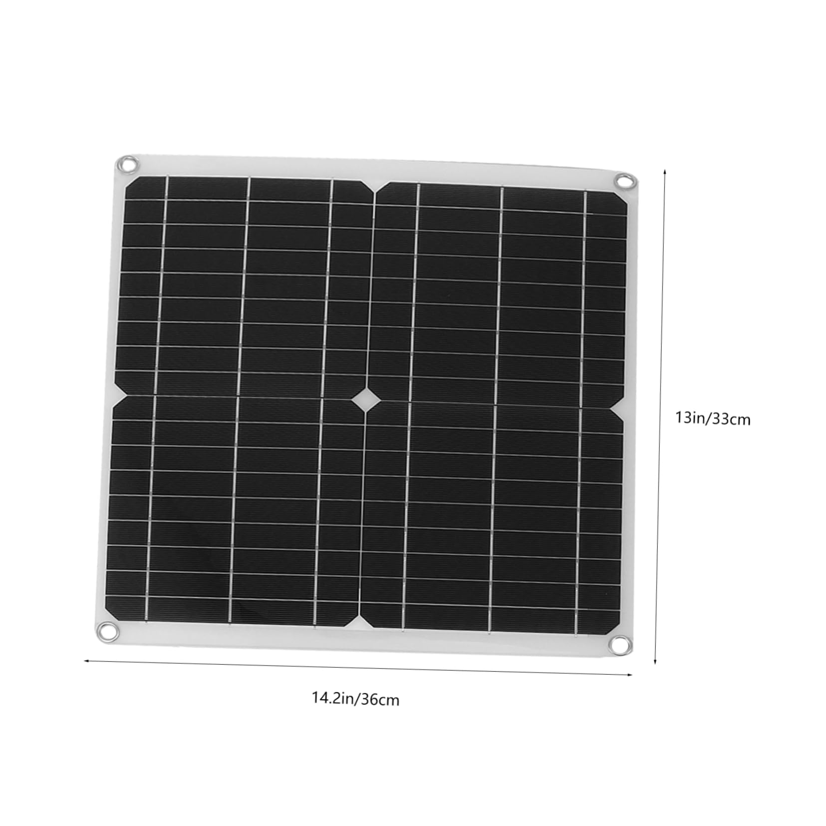 jojofuny Placa Solar Kit Completo Energía Solar Exterior Enchufe Duradero y Fácil De Usar