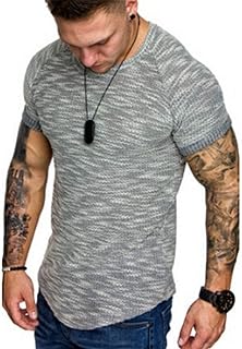 Entrenamiento De Los Hombres Culturismo Camisetas De Manga Corta Muscle Fitness tee Tops