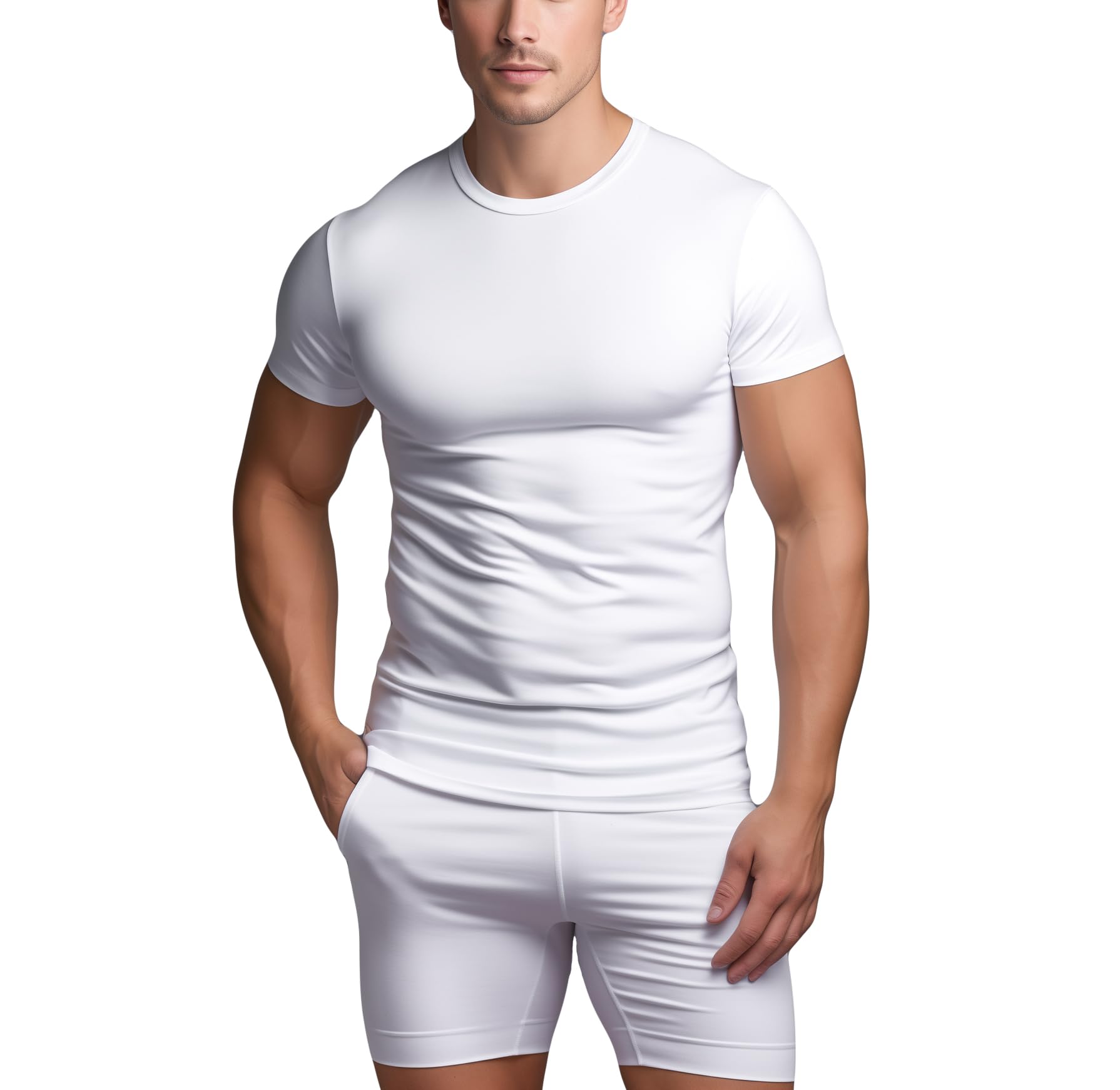 mey 2ER PACK SLIM FIT MIT V-AUSSCHNITT - Maglietta intima - weiß