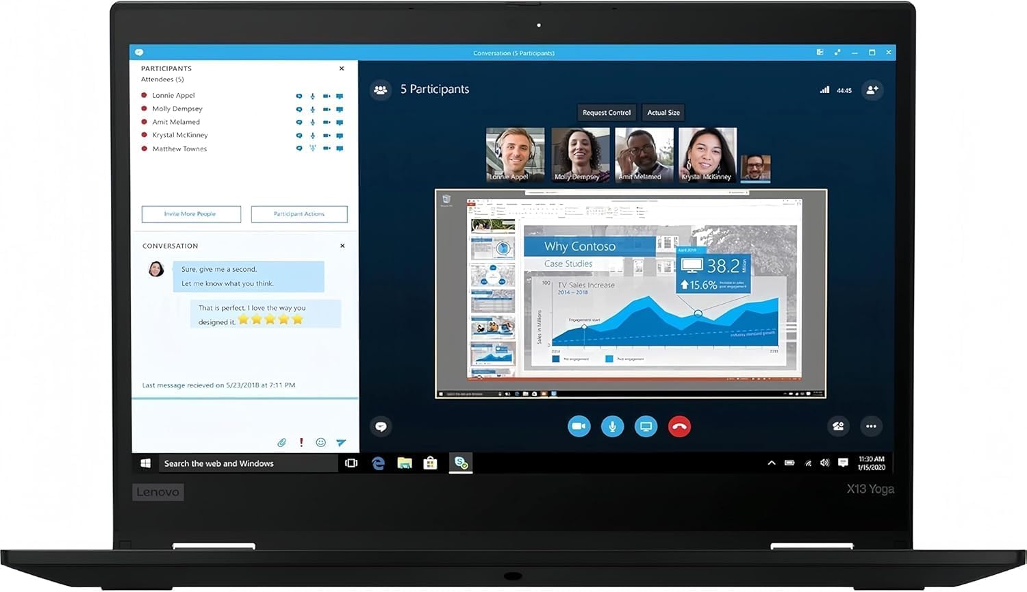 Lenovo ThinkPad X13 Yoga 2-in-1 13.3-Inch FHD Touchscreen Laptop, Quad-Core i7-10610U, 16GB DDR4 RAM, 512GB SSD, Backlit Keyboard, HDMI, Windows 11 Pro (Renewed)