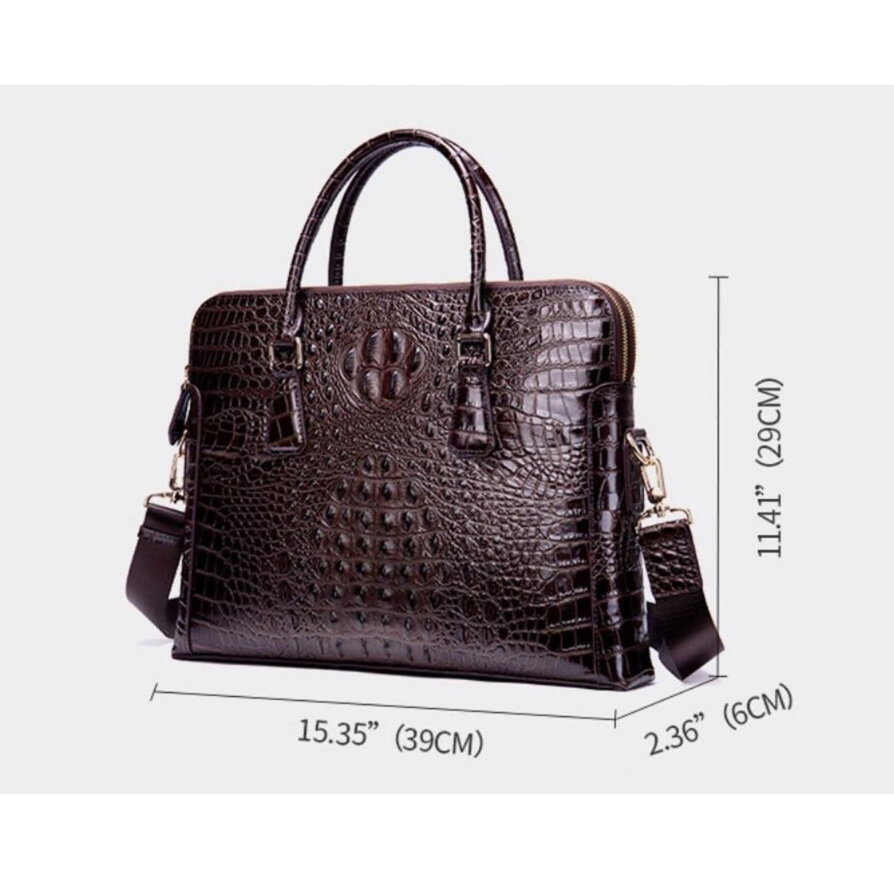 Porte-documents en cuir Sacs de messager for ordinateur portable for hommes