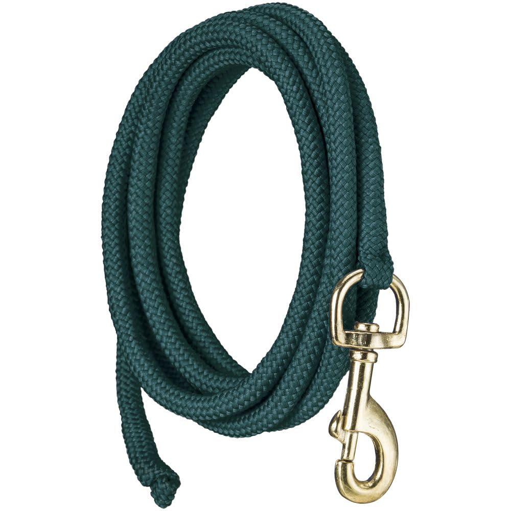 Tough1 Mini Cord Lead w/Brass Bolt Snap Hunter Gre