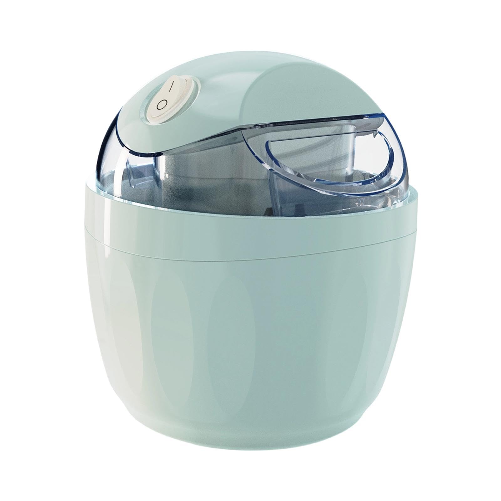 Electric Ice Cream Maker Easy to Clean and Use Home Use | Electric Ice Cream Maker Easy to Clean and Use Home Summer Dessert Blue-image-2