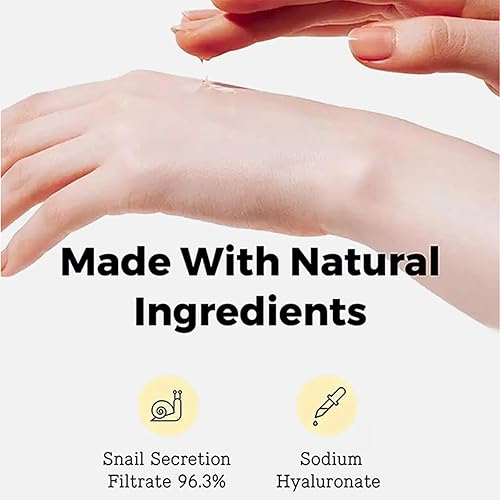 Miniatura 2 de 2 unidades de mucina de caracol avanzada 96% Esencia reparadora de energía, suero de mucina de caracol, suero hidratante para cara con filtrado de