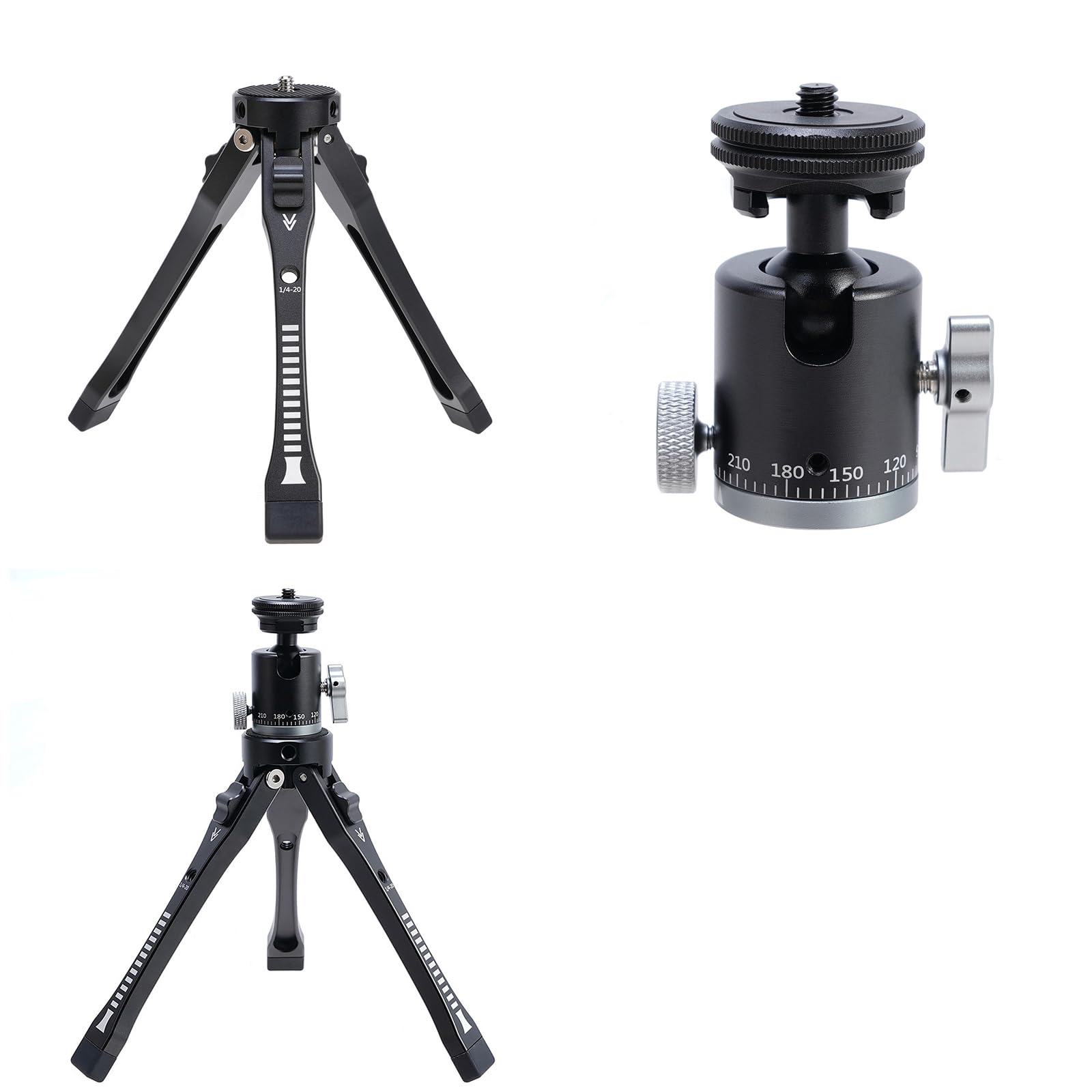 Treppiede multifunzione fotocamera in alluminio multifunzione viaggio compatto facile da usare per esterni Utilizzare treppiede da viaggio compatto