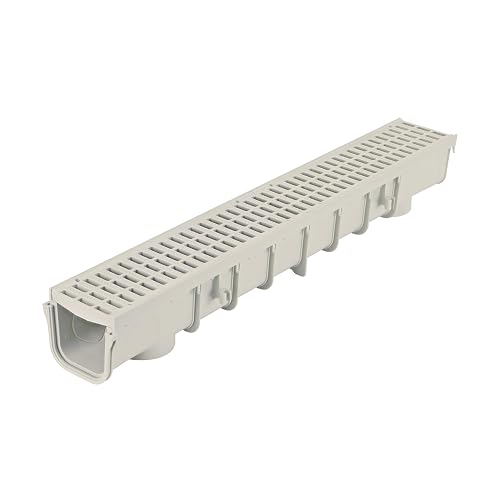 NDS 5” Pro Series Deep Profile Channel Drain Kit With
