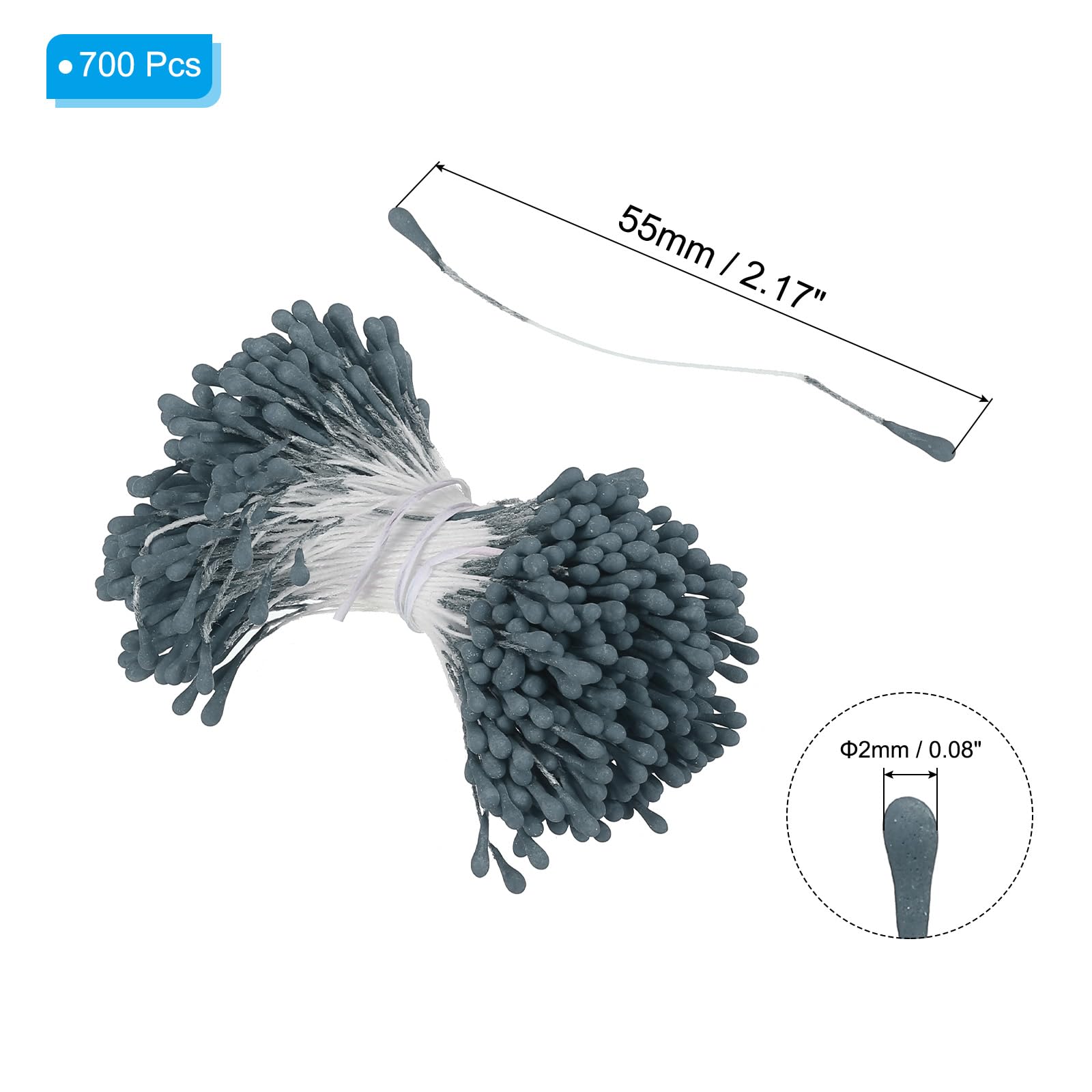 PATIKIL 2mm Double Heads Flower Stamen - Image 2