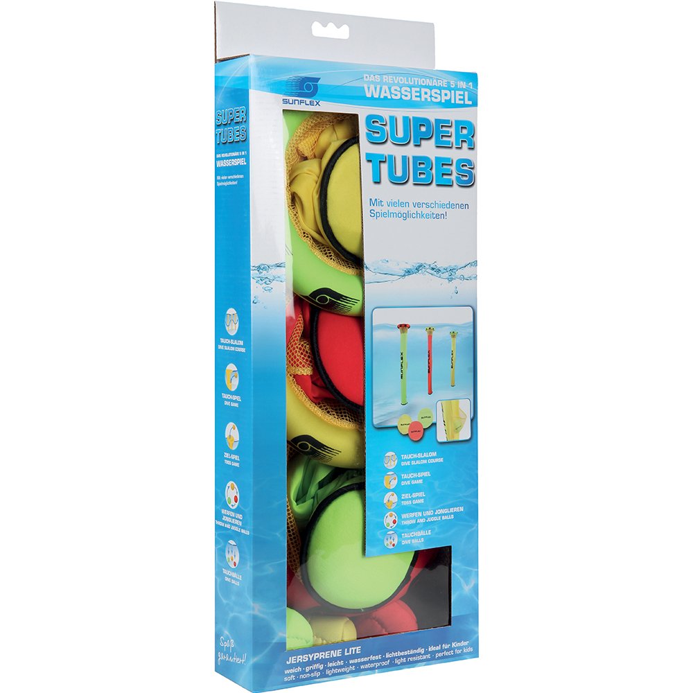Sunflex Supertubes Kinder Wasserspiel Tauchspiel Funsport, One Size, 74655
